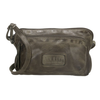 Tmavozelená malá kožená crossbody kabelka „Harmony“