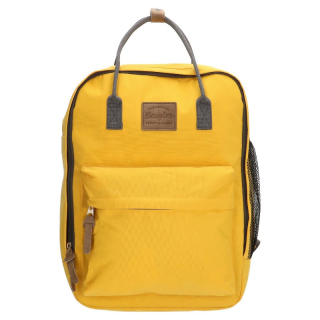 Žltý objemný batoh do školy „Scandinavia“