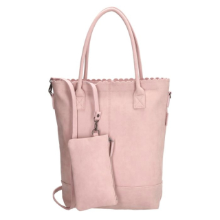 Ružový elegantný set kabelka + peňaženka „Marry“
