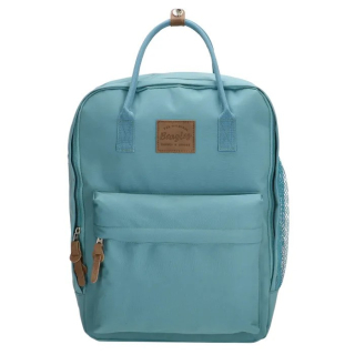 Modrý objemný batoh do školy „Scandinavia“