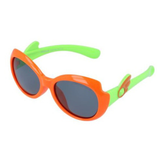 Oranžovo-zelené detské slnečné okuliare "Wings" (3-6 rokov)