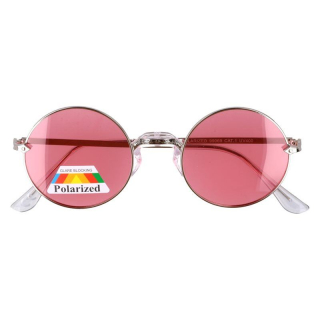 Ružové polarizačné okuliare Lenonky "Steampunk"