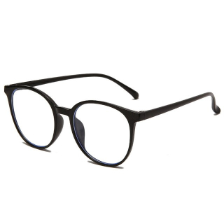 Čierne číre imidžové okuliare "Oldfashion"