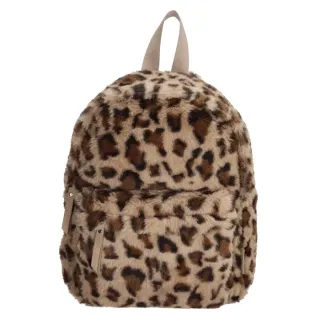 Čierno-hnedý malý batoh „Leopard“