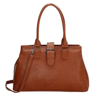 Tmavohnedá objemná shopper kabelka „Lillian“