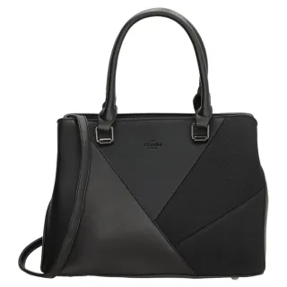 Čierna zdobená kabelka na rameno "Glamour"  