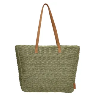 Zelená plážová taška s dlhými rukoväťami "Cruise"