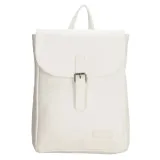 Biely ľahký kožený batoh „Midnight“