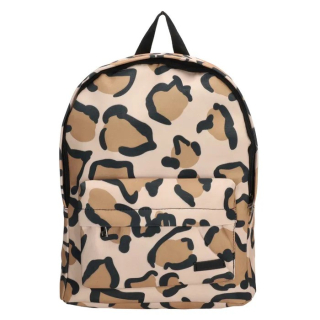 Hnedý farebný ruksak do školy „Nature“