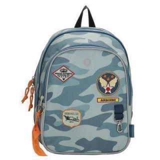 Modrý detský chlapčenský ruksak „Army“