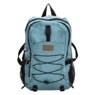 Modrý objemný batoh do školy „Grip“