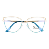 Zlato-modré okuliare proti modrému svetlu "Blue Cat"