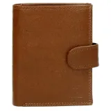 Hnedá praktická kožená peňaženka s RFID "Page"